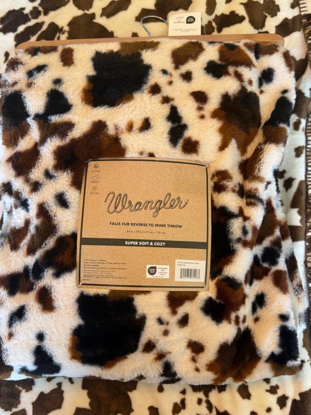 Wrangler Faux Fur Throw